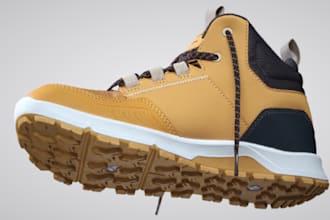 design custom 3d shoe design 3d sneakers design footwear modelling