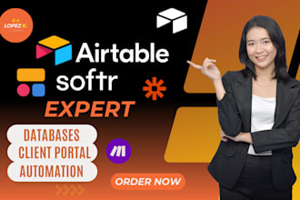 be your airtable expert, fix, automate, migrate, integrate with other apps