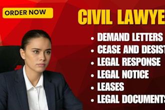 expertly draft demand letters, legal notices, cease and desist letters