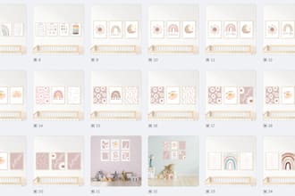 bulk custom nursery wall art personalized sets for home or business