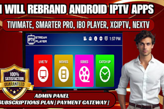 rebrand multi dns iptv app, tivimate, xciptv, ibo player, nextv, smarter pro