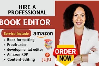 be your developmental editor proofread memoir book fiction and nonfiction ebook