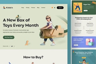 build shopify baby store baby dropshipping store shopify store design website