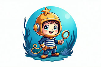 design awesome ocean explorer logo within two days