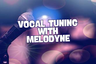 tune your vocals with melodyne