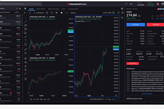 create an interactive broker bot, binance bot, tradestation, ibkr, python bot