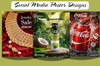 design social media templates, instagram post, food posters and food banners