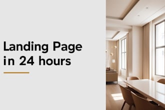 create a high converting SEO optimized landing page