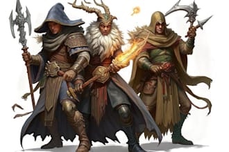 make dnd character art and d and d character art