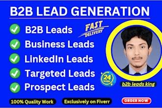 provide b2b lead generation and all contact list building