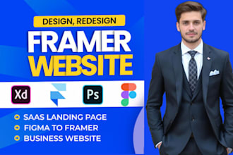 do figma website ui ux design framer website saas landing page framer redesign