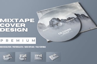do album cover design single artwork mixtape podcast cover art