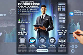 provide bookkeeping services using quickbooks, xero, excel, and sap