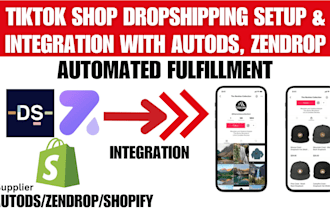setup tiktok shop dropshipping tik tok automated fulfillment via autods zendrop