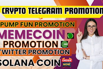 massive hype, pump crypto token solana memecoin dex ico base, telegram promotion