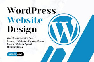 develop or redesign wordpress website