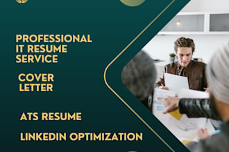 create an ats friendly IT resume linkedin optimization