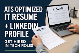 create an ats optimized IT, tech resume and linkedin