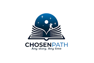 design fantasy story book logo