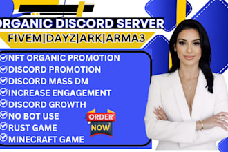 promote discord server, discord mass dm, fivem promo, rust server, dayz, roblox
