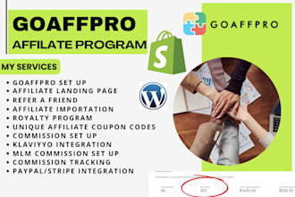 set up and configure goaffpro affiliate program capabilities