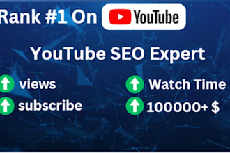 be your best youtube video SEO expert for fast ranking