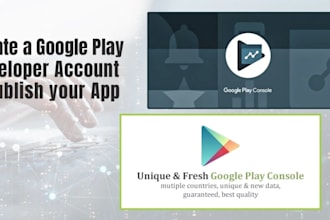 create google play console developer account for your apps