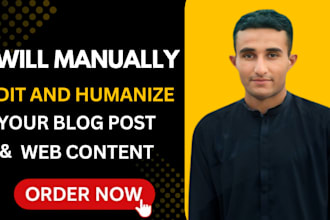 edit, humanize and proofread your blog post and web content