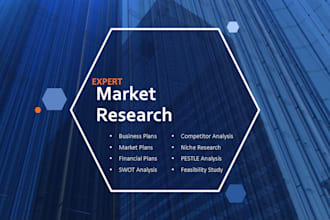 write business plans, market research, competitor swot analysis