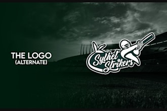 modern minimalist cricket logo design and branding