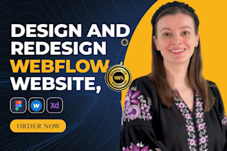 design or redesign wix webflow website wordpress expert figma to webflow