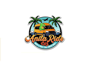 design tour travel adventure island vacation logo