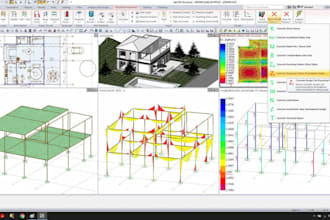 do wood steel and concrete civil structure and structural calculation