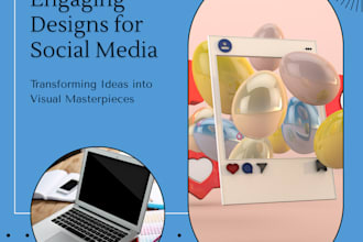 create great social media posts at a cheap rate of USD 10 per 5 posts