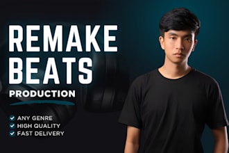 recreate, rearrange, remake any song or ai instrumental beat