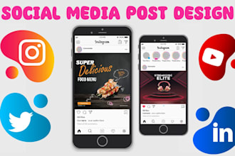 design instagram facebook posts and other platforms