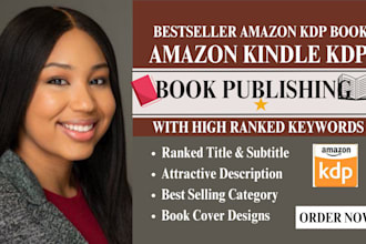 publish and promote your book on amazon kindle KDP book publishing