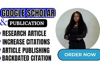 write and publish article peer reviewed indexed journal in google scholar
