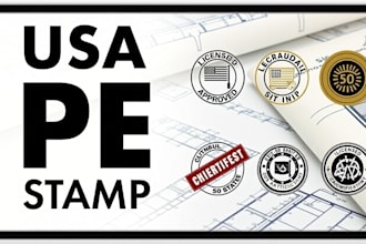 stamp digital stamp pe stamp architectural stamp USA pe stamp USA city permit