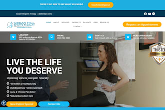 design chiropractic website spine care, dental, chiropractic care wordpress web