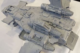 sculpt 3d starship model, spacecraft greebles 3d model, spaceship interior model