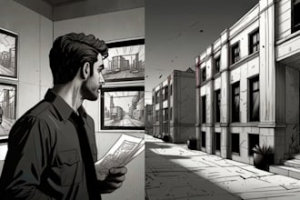 create storyboard design storyboard background film storyboard short story draw