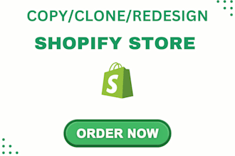 copy, clone, redesign shopify store, etsy ppod, gelato, clothing store, wall art
