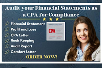 audit your financial statements as a CPA letter for compliance
