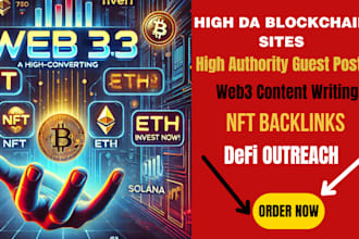 provide crypto link building, nft backlinks, and web3 content writing