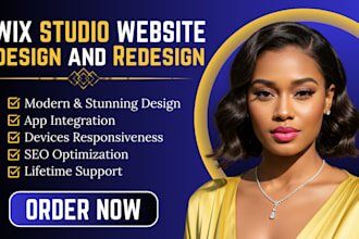 wix studio website design, wix website redesign, wix studio design, wix website