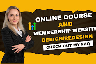 create elearning, membership website or online course website in gohighlevel ghl