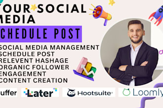 schedule social media post via buffer hootsuite metricool later loomly planoly