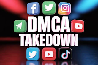 remove takedown copyright harassing mugshots and defamatory content under dmca