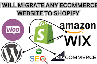 migrate wix wordpress etsy big commerce migrate shopify store website migrate